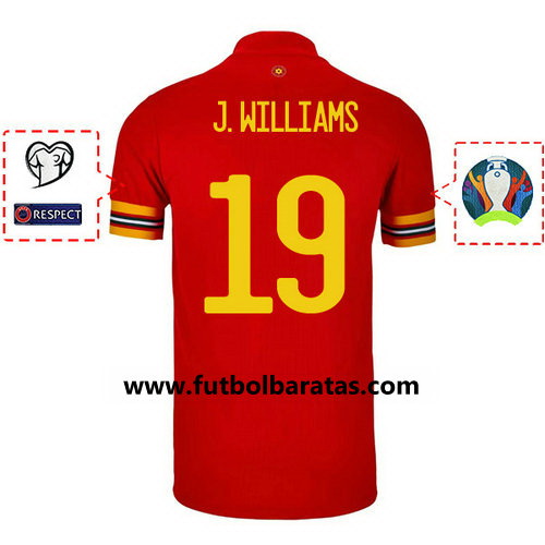 Camiseta j.williams 19 Gales 2020 Primera Equipacion