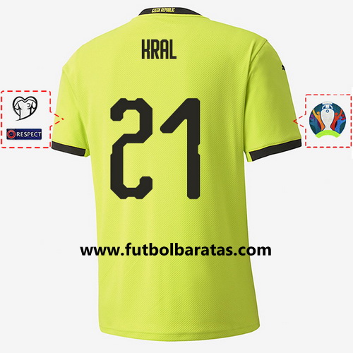 Camiseta kral 21 República Checa 2020 Segunda Equipacion