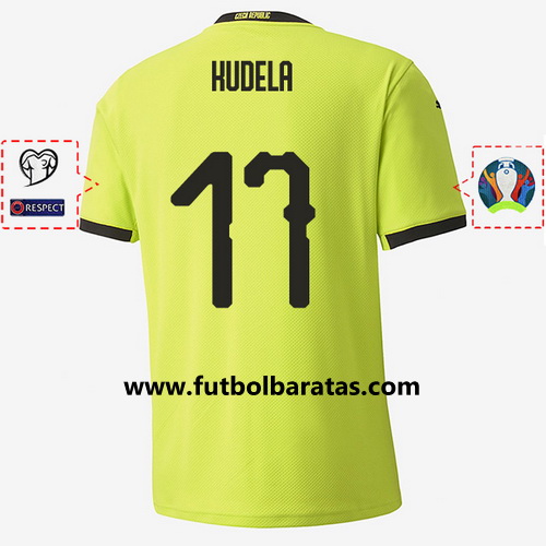 Camiseta kudela 17 República Checa 2020 Segunda Equipacion