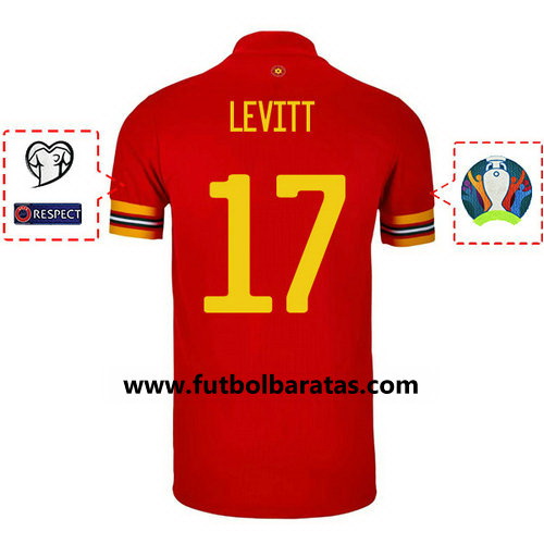 Camiseta levitt 17 Gales 2020 Primera Equipacion