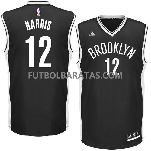 Camiseta numero 12 Harris brooklyn nets 2017 negro
