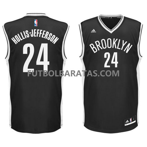 Camiseta numero 24 Hollis-Jefferson brooklyn nets 2017 negro