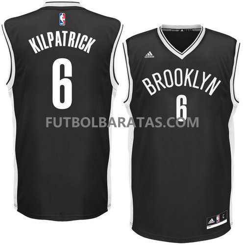 Camiseta numero 6 Kilpatrick brooklyn nets 2017 negro