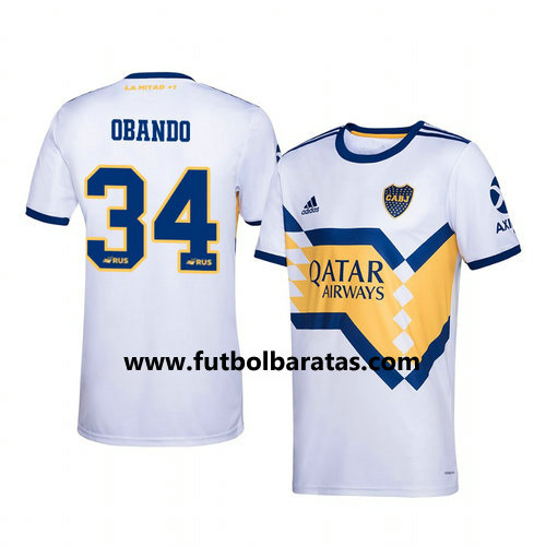 Camiseta obando 34 Boca Juniors 2020-2021 Segunda Equipacion