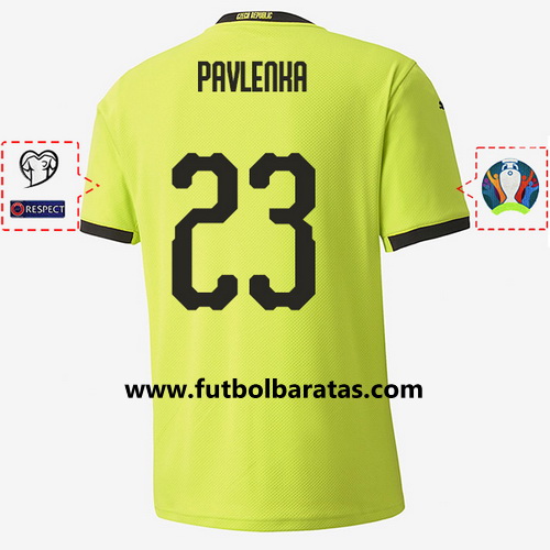 Camiseta pavlenka 23 República Checa 2020 Segunda Equipacion