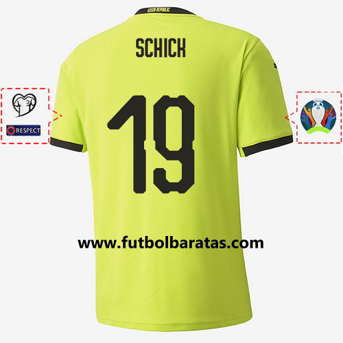 Camiseta schick 19 República Checa 2020 Segunda Equipacion