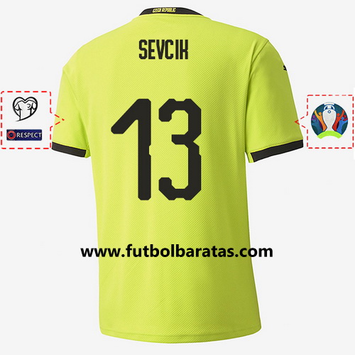 Camiseta sevcik 13 República Checa 2020 Segunda Equipacion