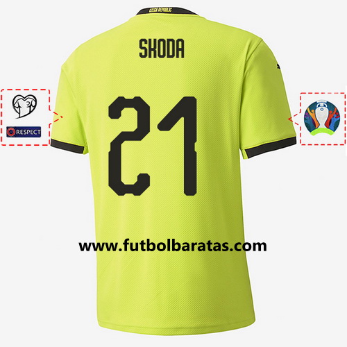 Camiseta skoda 21 República Checa 2020 Segunda Equipacion