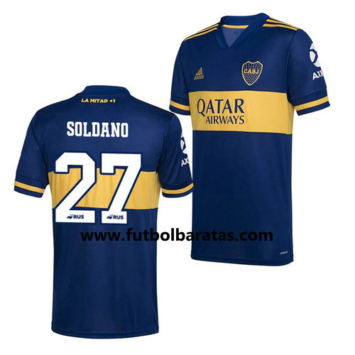 Camiseta soldano 27 Boca Juniors 2020-2021 Primera Equipacion