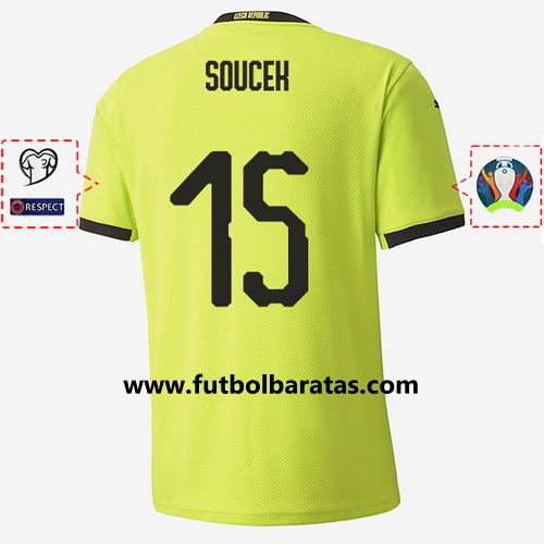 Camiseta soucek 15 República Checa 2020 Segunda Equipacion