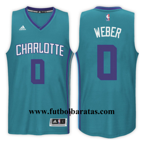 Camiseta 0 weber 2017 charlotte hornets verde