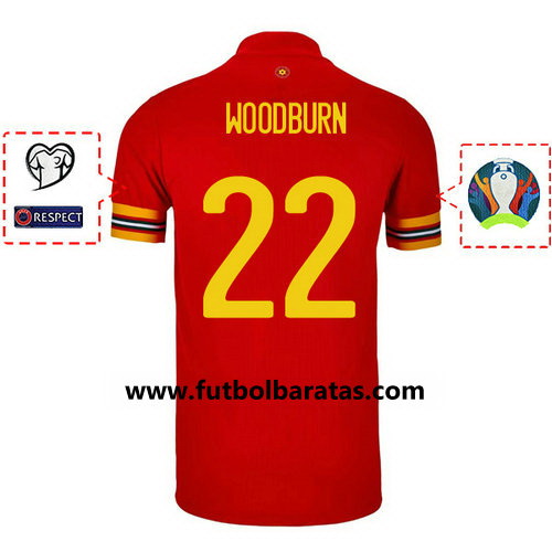 Camiseta woodburn 22 Gales 2020 Primera Equipacion