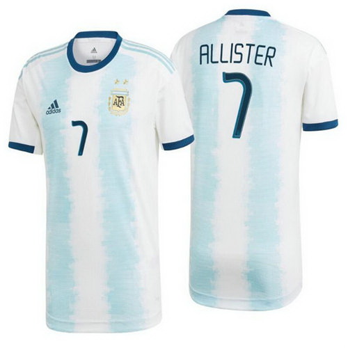 Camisetas Allister 7 Argentina 2020 Primera Equipacion