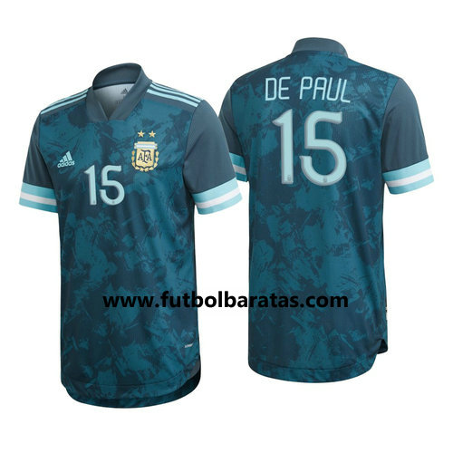 Camisetas De Paul 15 argentina 2020 Segunda Equipacion