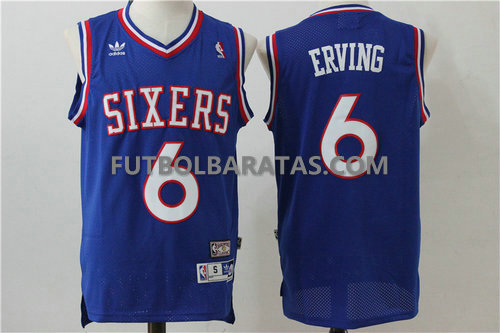 Camisetas Erving 6 Sixers philadelphia 76ers 2017 azul