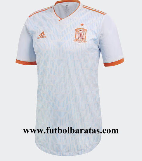 Camisetas Espana 2018 Segunda Equipacion