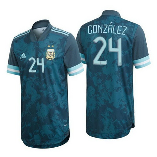 Camisetas González 24 argentina 2020 Segunda Equipacion