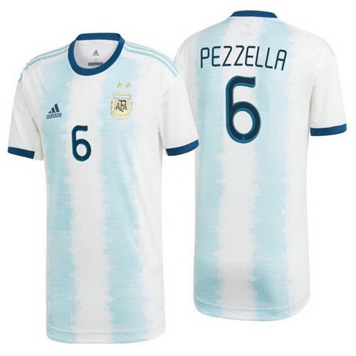 Camisetas Pezzella 6 Argentina 2020 Primera Equipacion