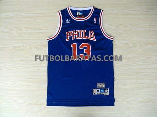 Camisetas Phila Chamberlain 13 philadelphia 76ers 2017 azul