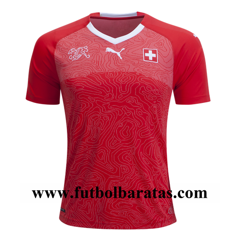 Camiseta Suiza 2018 Primera Equipacion