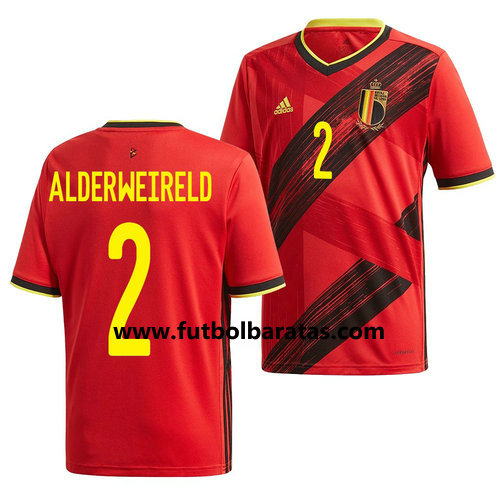 Camiseta Bélgica alderweireld 2 2019-2020 Primera Equipacion