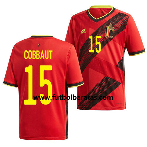 Camiseta Bélgica cobbaut 15 2019-2020 Primera Equipacion