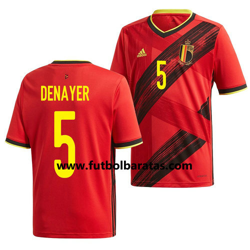 Camiseta Bélgica denayer 5 2019-2020 Primera Equipacion