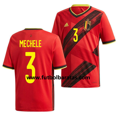 Camiseta Bélgica mechele 3 2019-2020 Primera Equipacion