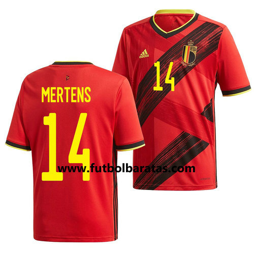 Camiseta Bélgica mertens 14 2019-2020 Primera Equipacion