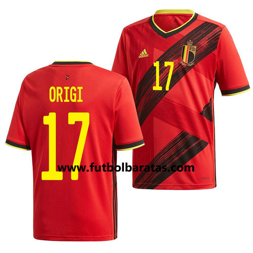 Camiseta Bélgica origi 17 2019-2020 Primera Equipacion