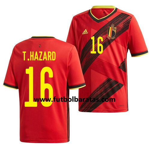 Camiseta Bélgica t.hazard 16 2019-2020 Primera Equipacion