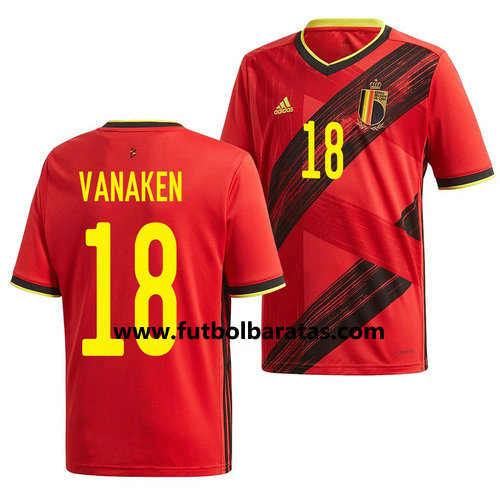 Camiseta Bélgica vanaken 18 2019-2020 Primera Equipacion