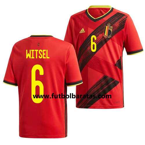 Camiseta Bélgica witsel 6 2019-2020 Primera Equipacion