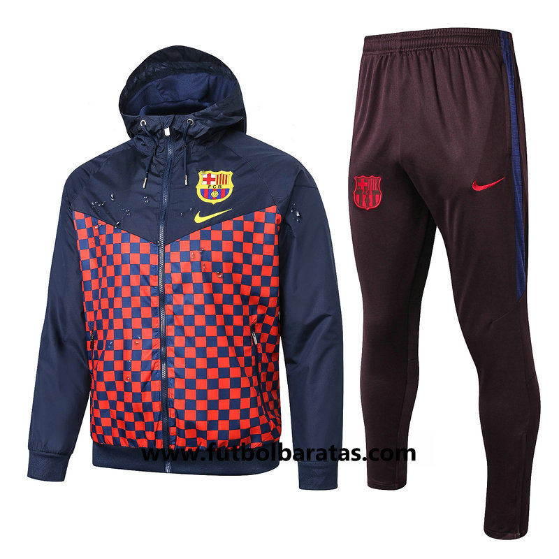 Chandal Encapuchad Barcelona 2019-2020 Rojo