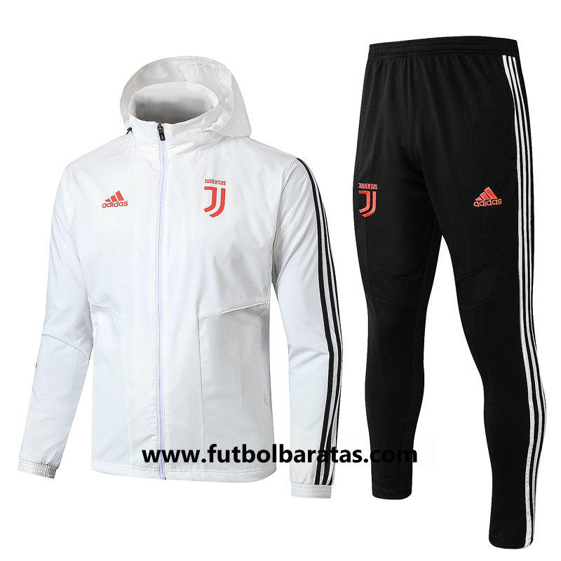 Chandal Encapuchad Juventus 2019-2020 Blanco