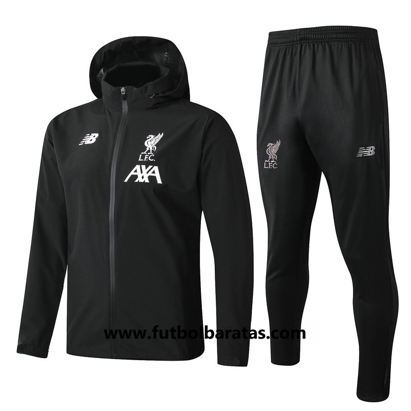 Chandal Encapuchad Liverpool 2019-2020 Negro