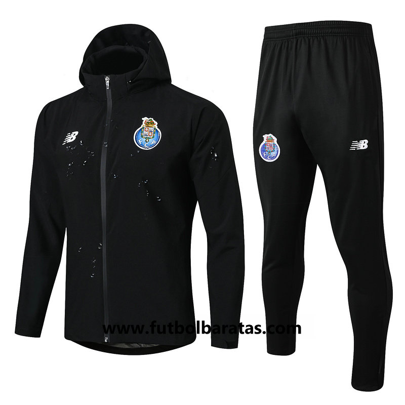 Chandal Encapuchad Porto 2019-2020 Negro