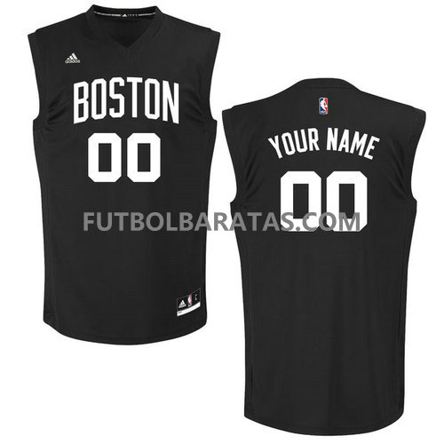 Nuevo camisetas personalizar boston celtics 2017 negro