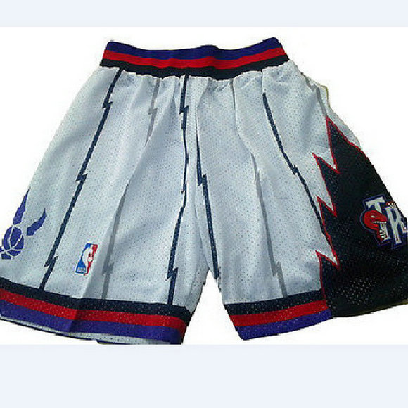 Pantalones Cortos Toronto Raptors Retro Blanca