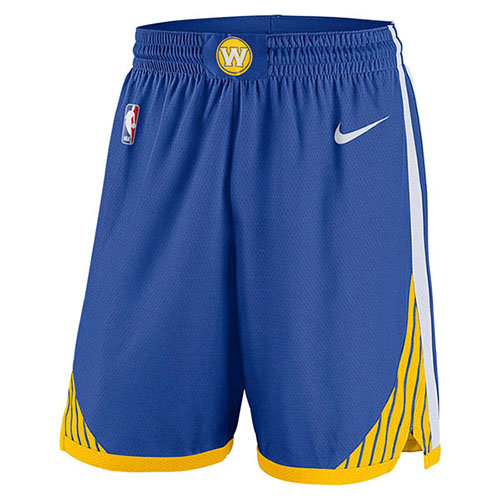 Pantalones Cortos baloncesto 2017-18 Azul Golden State Warriors Hombre