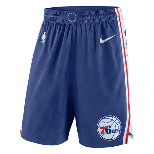 Pantalones Cortos baloncesto 2017-18 Azul Philadelphia 76ers Hombre