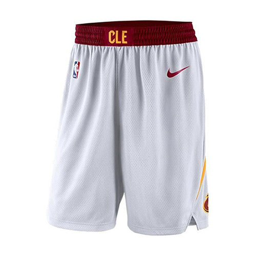 Pantalones Cortos baloncesto 2017-18 Blanco Cleveland Cavaliers Hombre