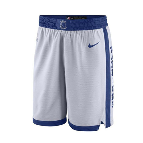 Pantalones Cortos baloncesto 2017-18 Blanco Golden State Warriors Hombre