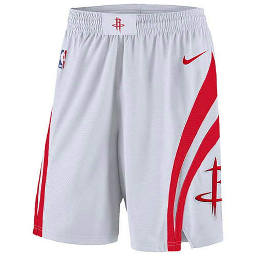 Pantalones Cortos baloncesto 2017-18 Blanco Houston Rockets Hombre