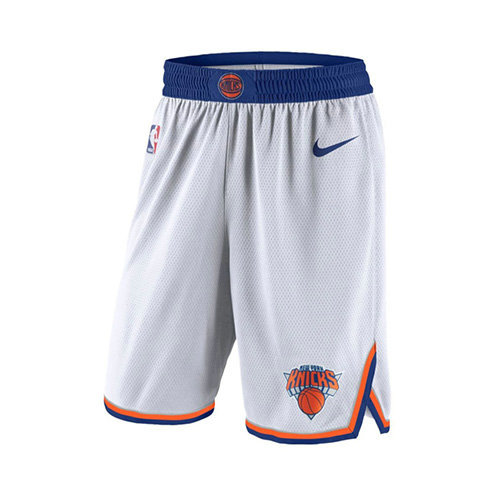 Pantalones Cortos baloncesto 2017-18 Blanco New York Knicks Hombre