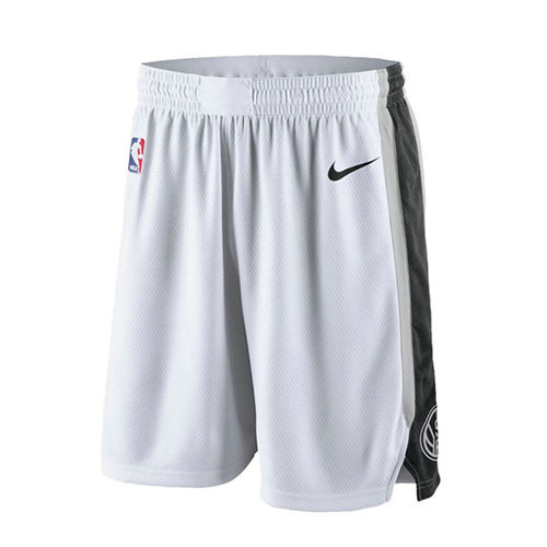 Pantalones Cortos baloncesto 2017-18 Blanco San Antonio Spurs Hombre