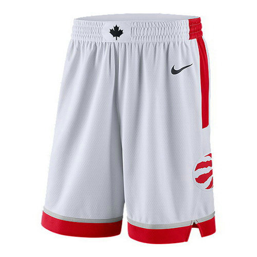 Pantalones Cortos baloncesto 2017-18 Blanco Toronto Raptors Hombre