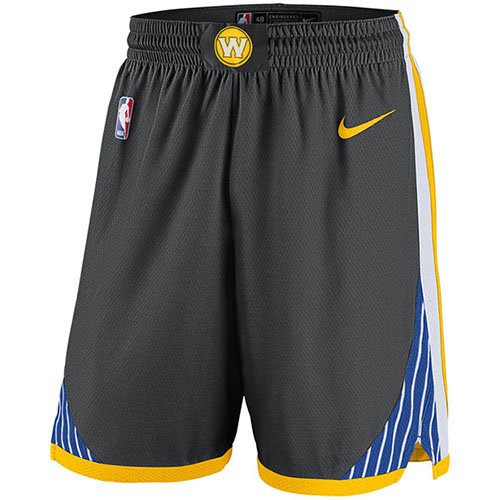 Pantalones Cortos baloncesto 2017-18 Gris Golden State Warriors Hombre