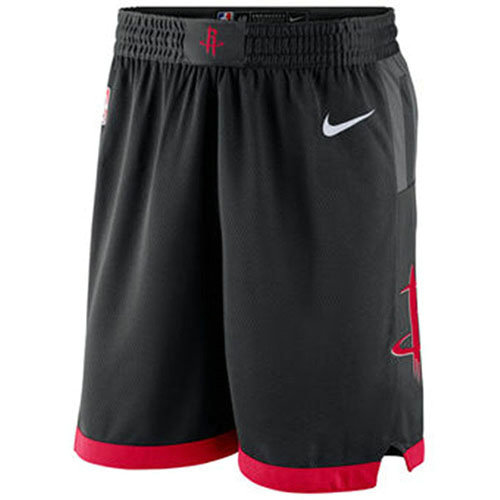 Pantalones Cortos baloncesto 2017-18 Negro Houston Rockets Hombre