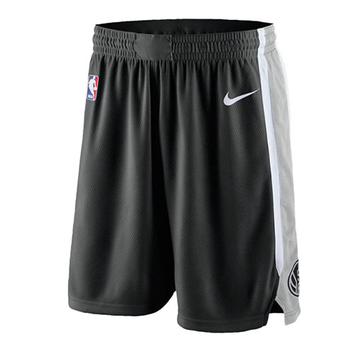 Pantalones Cortos baloncesto 2017-18 Negro San Antonio Spurs Hombre